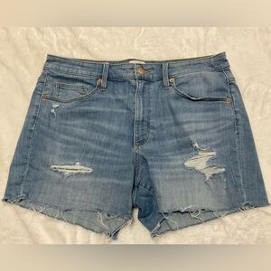 Universal Thread Distressed Denim Shorts 14/32” waist